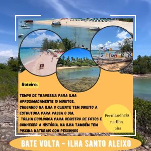 Porto de galinhas - Ilha de Santo Aleixo ( carro 1 á 4 pessoas)
