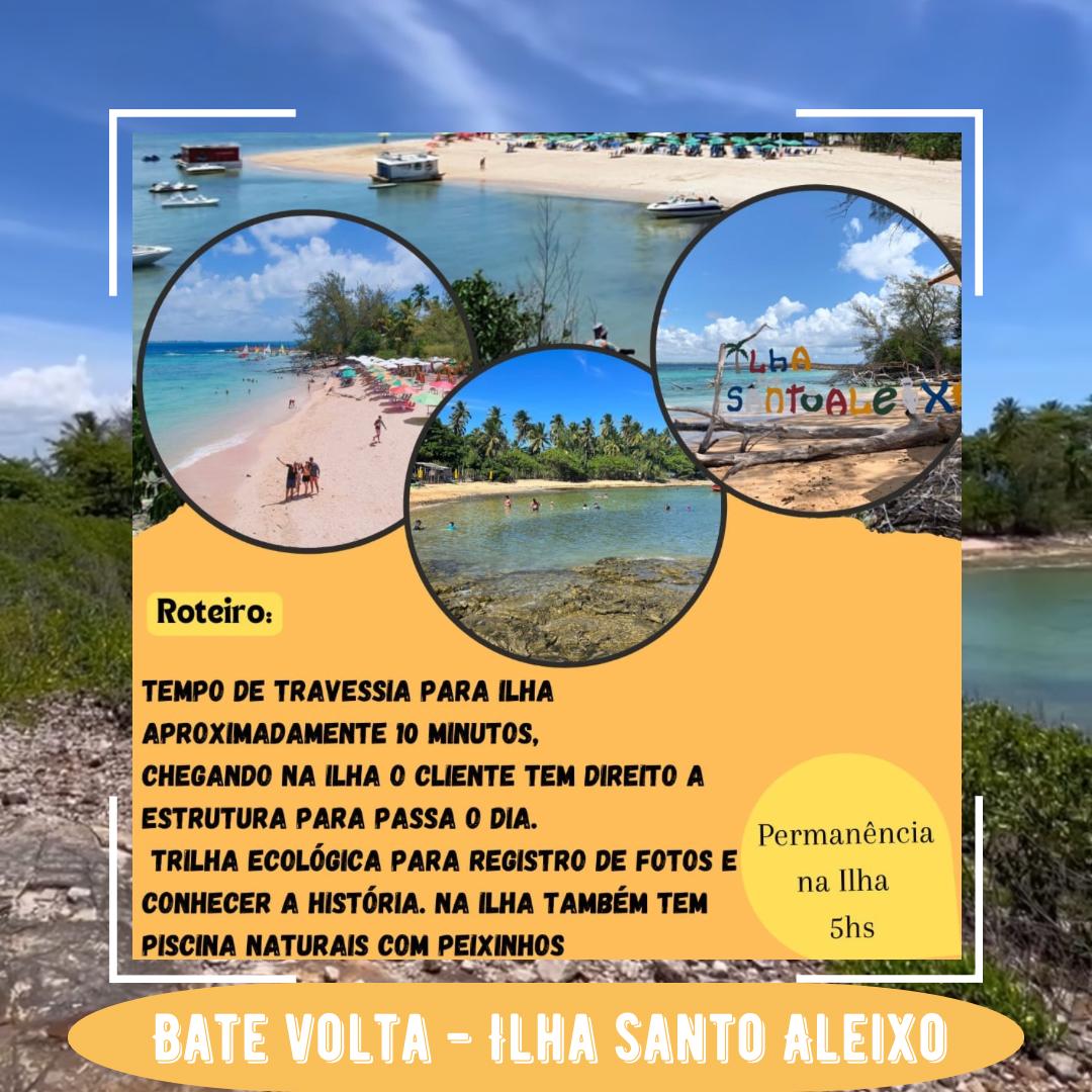 Porto de galinhas - Ilha de Santo Aleixo ( carro 1 á 4 pessoas)